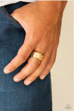 Load image into Gallery viewer, Paparazzi Rings Sideswiped Gold Mens
