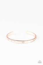 Load image into Gallery viewer, Paparazzi Bracelets Dainty Dazzle - Rose Gold
