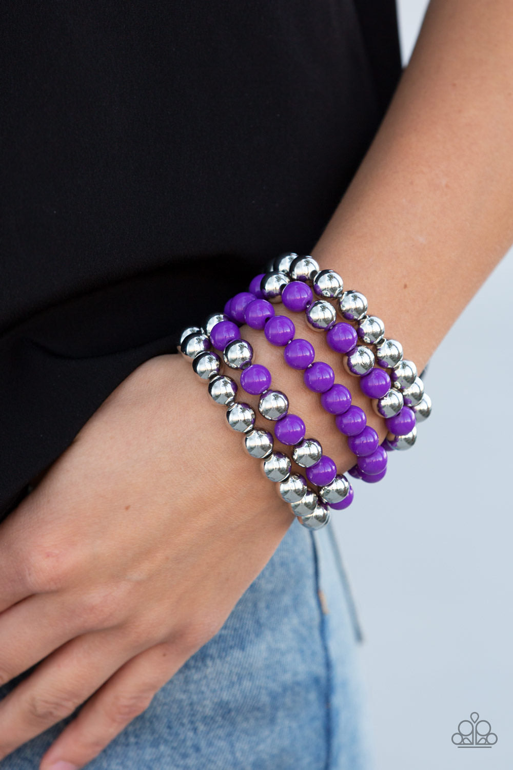 Paparazzi Bracelets  Pop-YOU-lar Culture - Purple