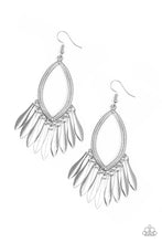 Load image into Gallery viewer, Paparazzi Earrings My FLAIR Lady - Silver
