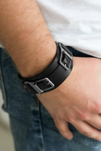 Load image into Gallery viewer, Paparazzi Bracelets Scout It Out - Black Mens
