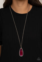 Load image into Gallery viewer, Paparazzi Necklaces Watch Out For REIGN - Pink
