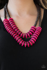 Paparazzi Necklaces Dominican Disco - Pink