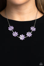 Load image into Gallery viewer, Flora Fantasy - Purple Necklace
