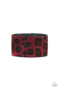 Paparazzi Bracelets Cheetah Cabana - Red