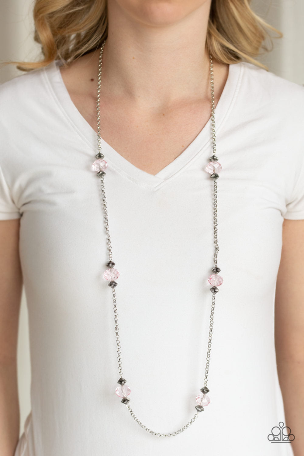 Paparazzi Necklaces Season of Sparkle - Pink