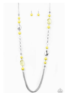 Paparazzi necklace Marina Majesty - Yellow