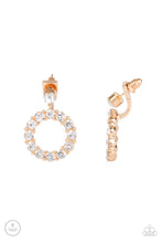 Load image into Gallery viewer, Paparazzi Earrings Diamond Halo - Gold
