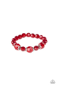 Paparazzi Bracelets Crystal Collision - Red