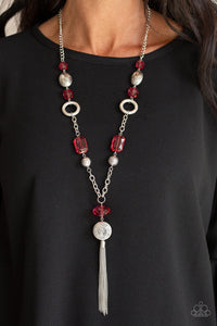 Paparazzi Necklaces Ever Enchanting - Red