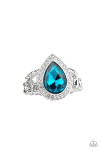 Paparazzi Rings Hollywood Heirloom - Blue