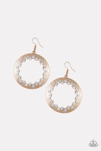 Load image into Gallery viewer, Paparazzi Earrings Gala Glitter - Gold
