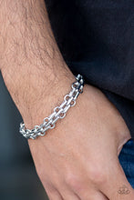 Load image into Gallery viewer, Paparazzi Bracelets Urban Utility - Silver Mens
