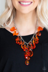 Paparazzi Necklaces Irresistible Iridescence - Orange