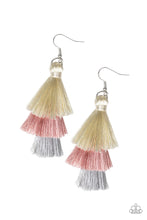 Load image into Gallery viewer, Paparazzi Earrings Hold On To Your Tassel! - Pink
