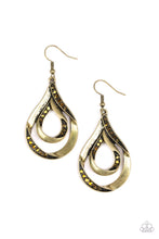 Load image into Gallery viewer, Paparazzi Earrings Flavor Of The Fleek - Brass
