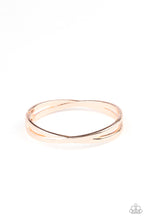 Load image into Gallery viewer, Paparazzi Bracelets Crossing Over - Rose Gold
