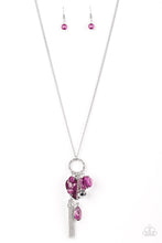 Load image into Gallery viewer, Paparazzi Necklaces Haute Heartbreaker - Purple
