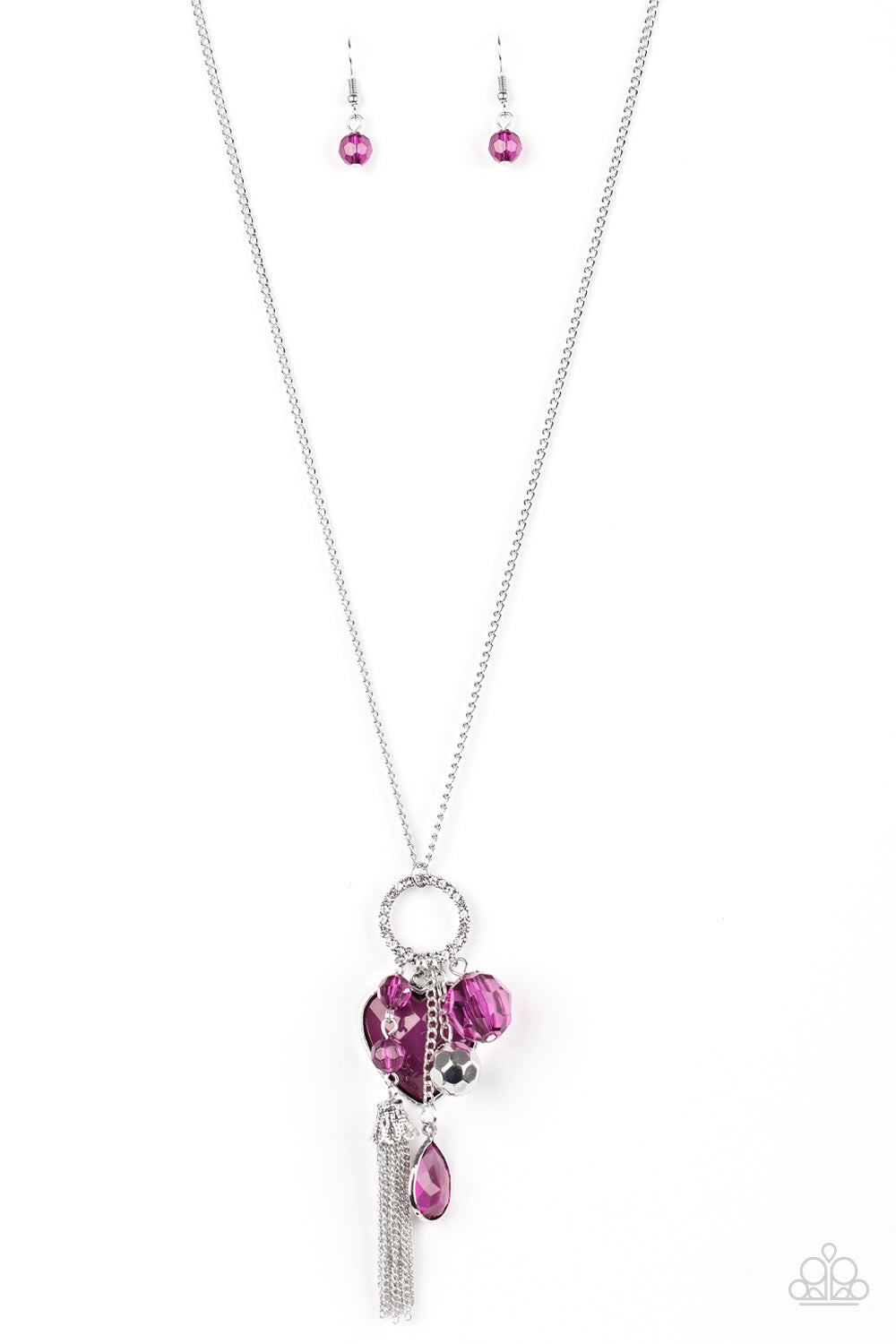 Paparazzi Necklaces Haute Heartbreaker - Purple