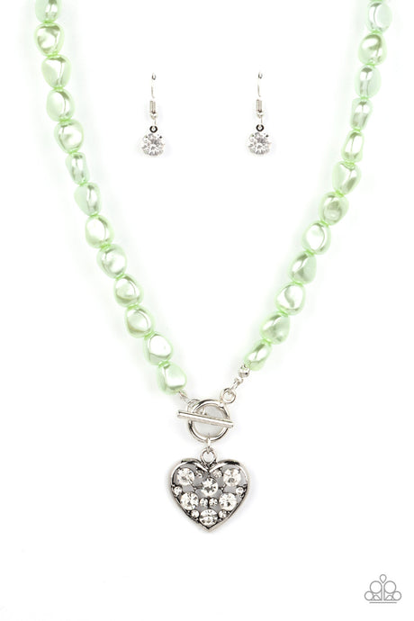 Paparazzi ♥ Abstract Artistry - Green ♥ Necklace – LisaAbercrombie