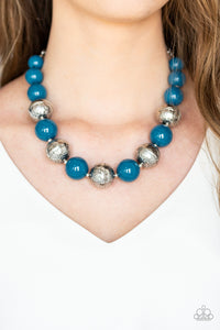 Paparazzi Necklaces Floral Fusion - Blue