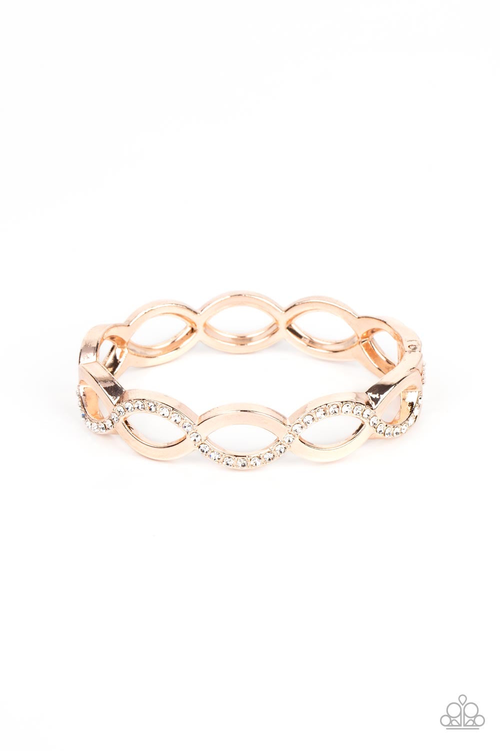 Paparazzi Bracelets Tailored Twinkle - Rose Gold