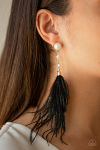 Paparazzi Earrings Vegas Vixen - Black