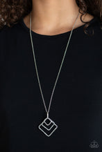 Load image into Gallery viewer, Paparazzi Necklaces Square It Up - Silver
