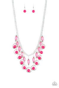 Paparazzi Necklaces Cool Cascade - Pink