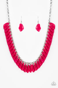 Paparazzi Necklaces Super Boom Pink