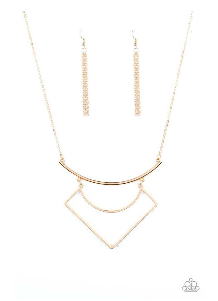 Paparazzi Paparazzi Necklace ~ Egyptian Edge - Gold