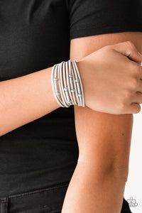 Paparazzi Bracelets Back To BACKPACKER - Silver