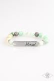 Paparazzi Bracelets Born Blessed green