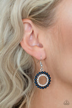 Load image into Gallery viewer, Paparazzi Earrings Wreathed In Radiance - Blue
