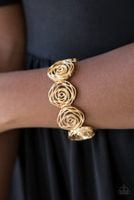 Load image into Gallery viewer, Paparazzi Bracelets Beat Around The ROSEBUSH - Gold
