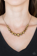 Load image into Gallery viewer, Paparazzi Necklaces Crystal Carriages - Brass
