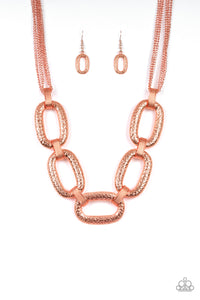 Paparazzi Necklaces Take Charge - Copper 