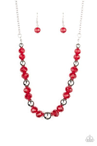 Paparazzi Necklaces Jewel Jam - Red