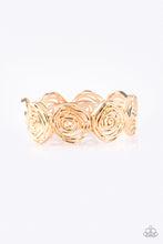 Load image into Gallery viewer, Paparazzi Bracelets Beat Around The ROSEBUSH - Gold
