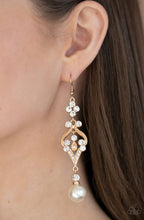 Load image into Gallery viewer, Paparazzi Earrings Elegantly Extravagant Gold
