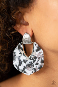 Paparazzi Earrings My Animal Spirit - White