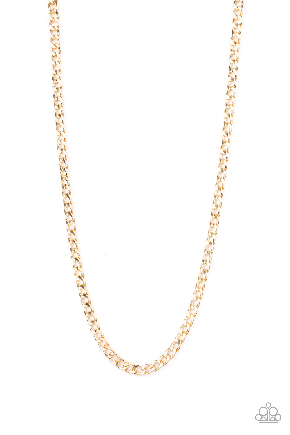 Paparazzi Necklaces Delta - Gold Mens