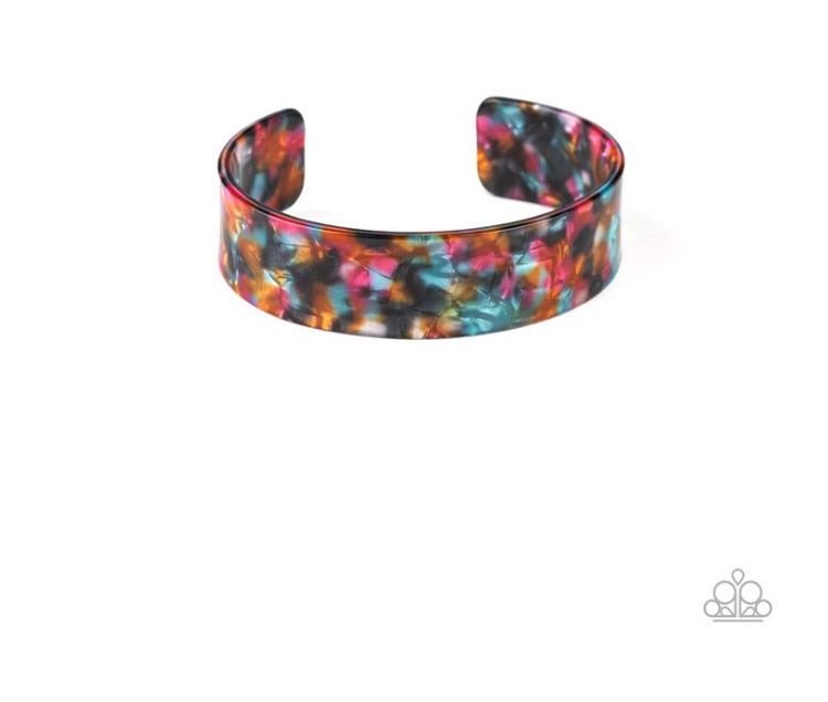 Paparazzi Bracelets Glaze Daze Multi Frosted Gems