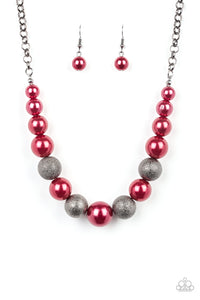 Paparazzi Necklaces Color Me CEO - Red