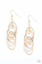 Paparazzi Earrings Tangle Tango gold