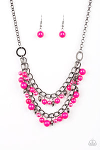 Paparazzi Necklaces Watch Me Now - Pink