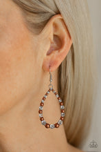 Load image into Gallery viewer, Paparazzi Earrings Gala Go-Getter - Brown
