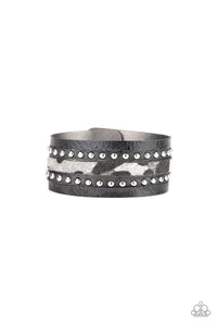 Paparazzi Bracelets Born To Be WILDCAT - Silver