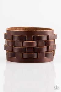 Paparazzi Bracelets Road Hog - Brown Mens