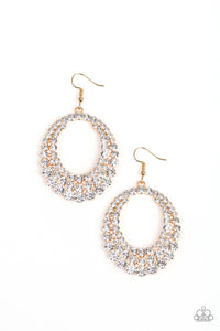 Paparazzi Earrings Universal Shimmer - Gold